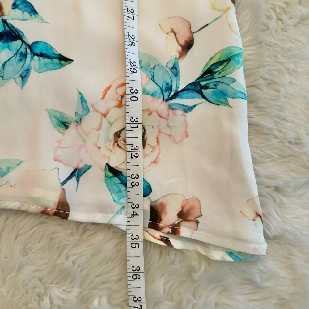 Stone Cold Fox Ivory Cosmo Romee Silk Cutout Dress 4 Boho - Picture 12 of 14